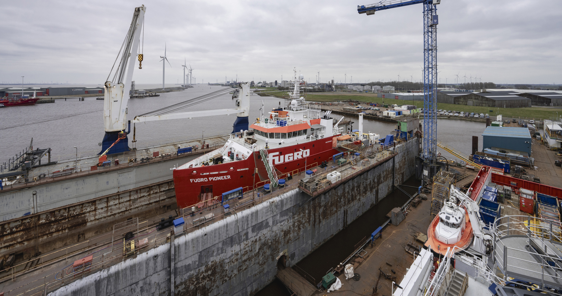 Shipyard Royal Niestern Sander awarded steel works for methanol conversion ‘Fugro Pioneer’