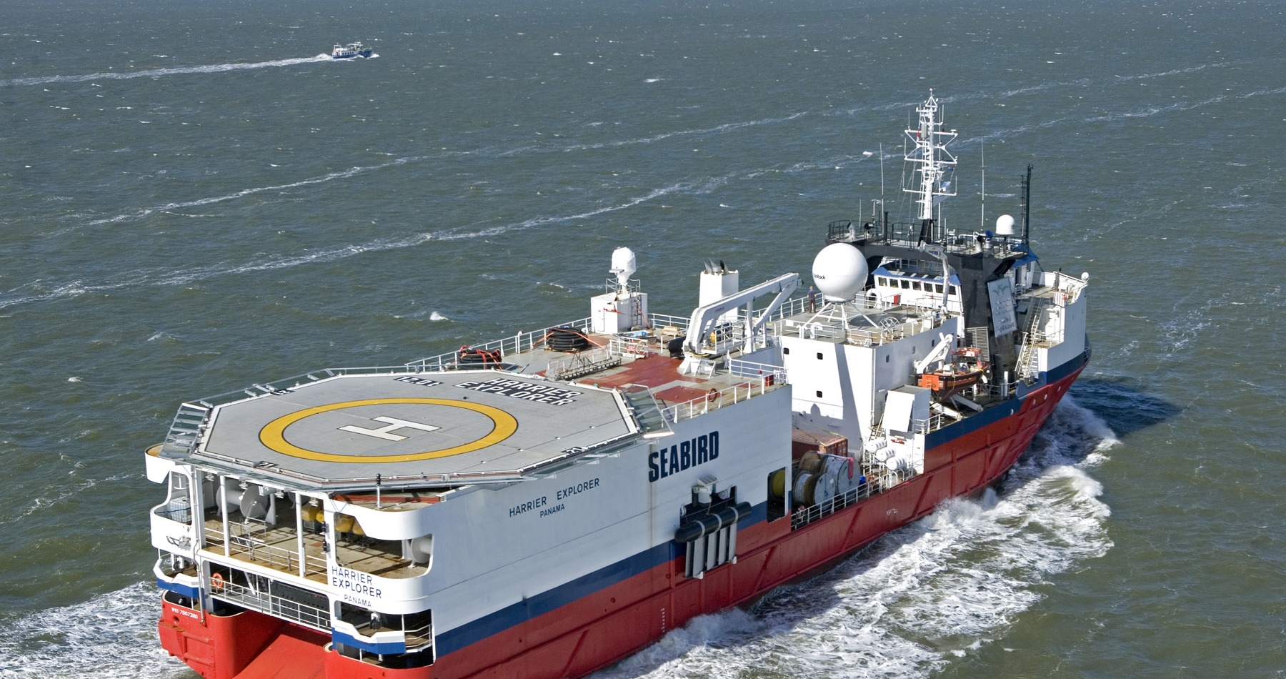 Conversion 2D seismic survey vessel 'HARRIER EXPLORER'