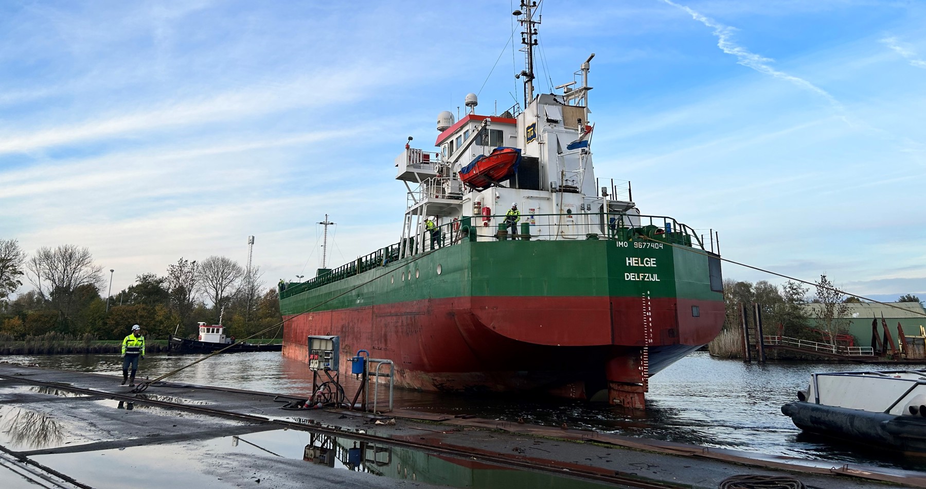 Niestern Sander Ship Repair welcomes mv Helge