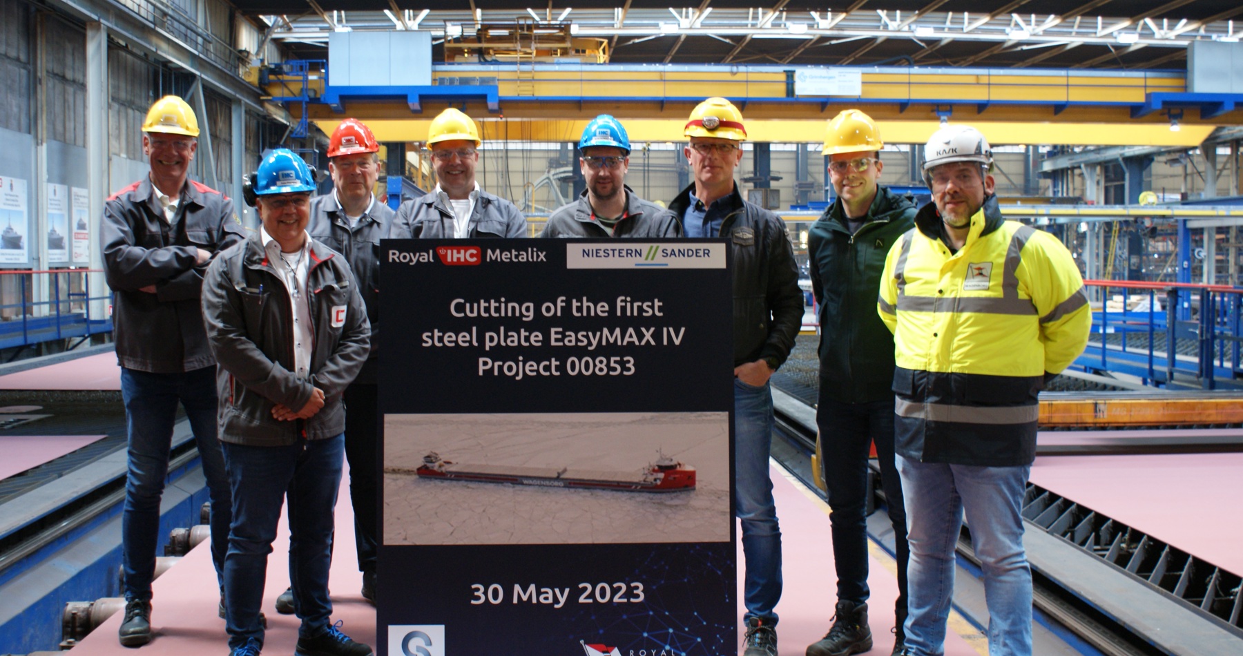 EasyMax 4 Construction Launches with Steel Cutting Ceremony